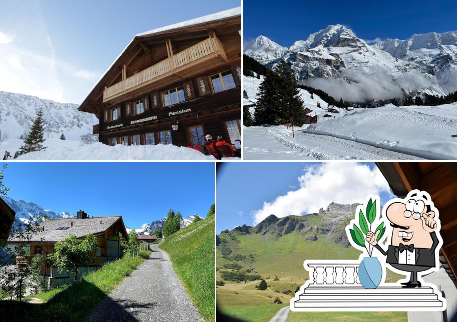 Gli esterni costituiscono una caratteristica importante di Hotel Restaurant Sonnenberg