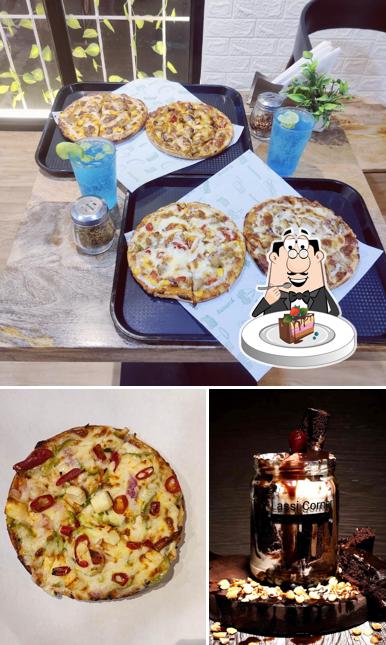 Chocolate cake at Mad Over Pizza