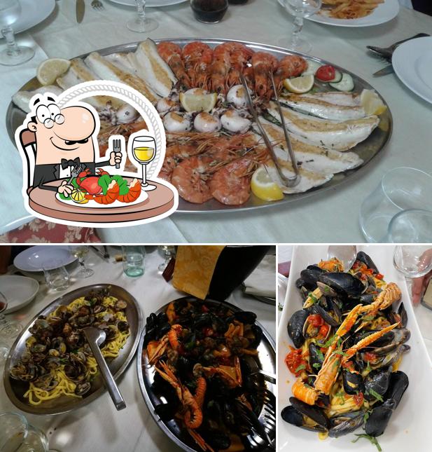 I clienti di Ristorante Franny possono ordinare vari piatti di mare