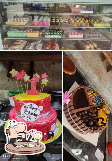 Take a look at the picture showing food and interior at Selva Lakshmi Bakery & Sweets