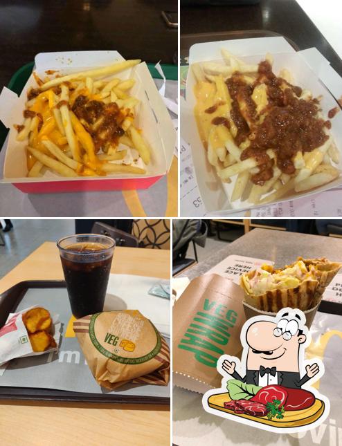 Pick meat dishes at McDonald's