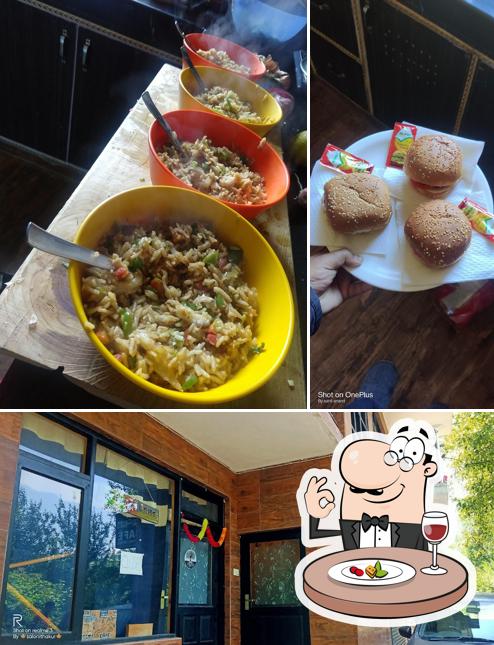 The restaurant's food and exterior