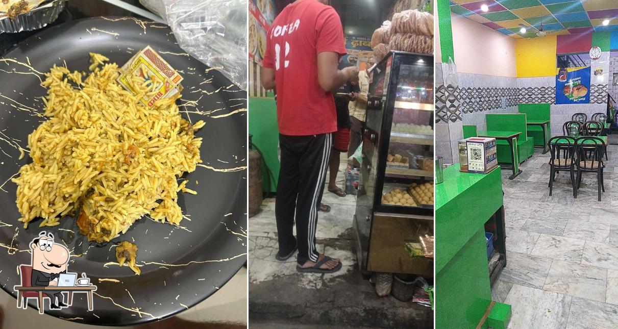 The interior of Himachal Shudh Vaishno Dhaba