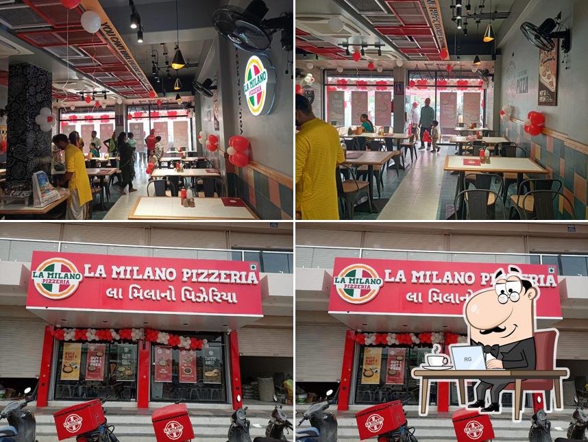 Check out how La Milano Pizzeria looks inside