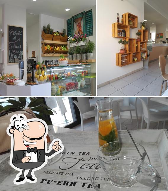 Gli interni di Frullarò Juice Bar