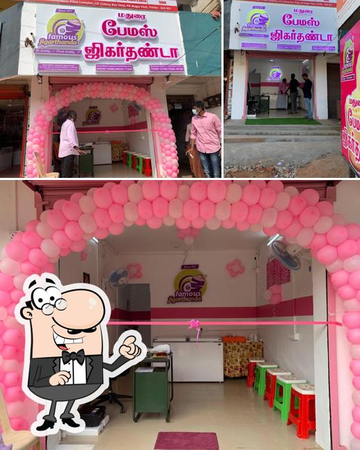 The interior of Famous Jigarthanda Shop
