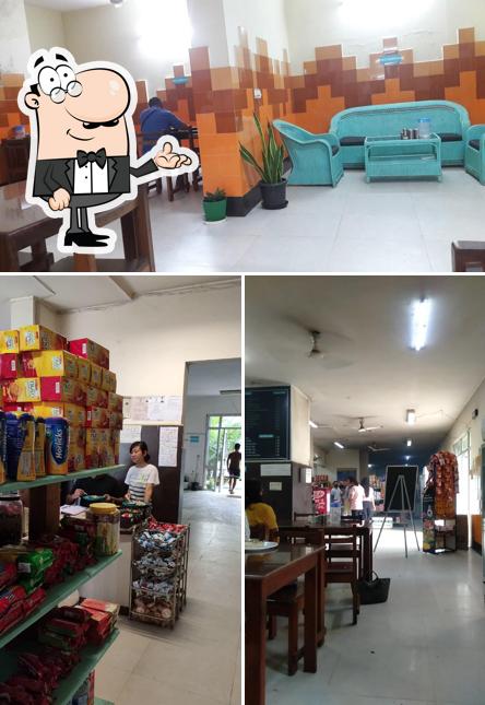 The interior of The Garden Canteen