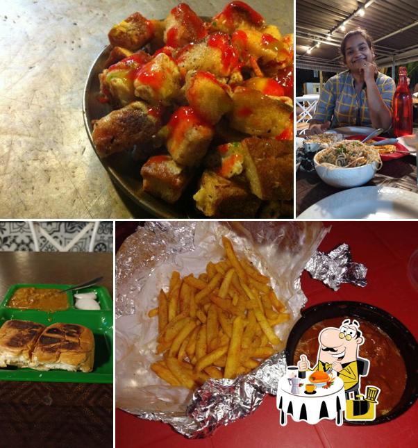 Food at Vegies restaurant