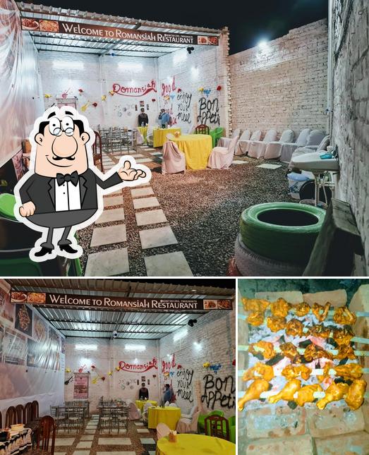 Among various things one can find interior and food at Romansiah Family Restaurant