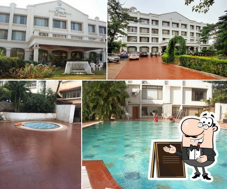 Take a look at the outside part of Shilpi Hill Resort - Restaurant Hotel Swimming Pool Lake View Room Suites