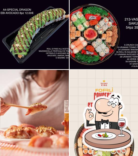 Cibo al Ristorante Sushi King Forlì