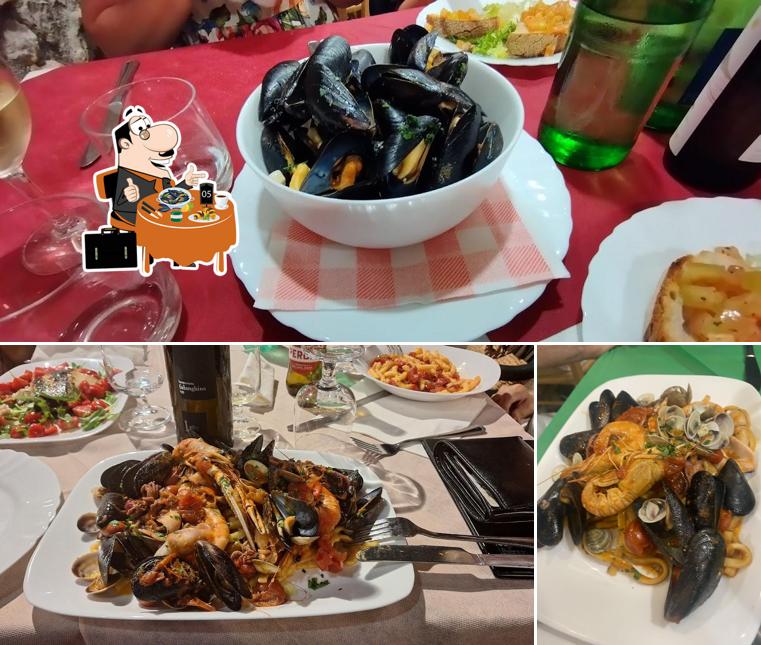 Cozze al Trattoria La Piazzetta da Percuoco