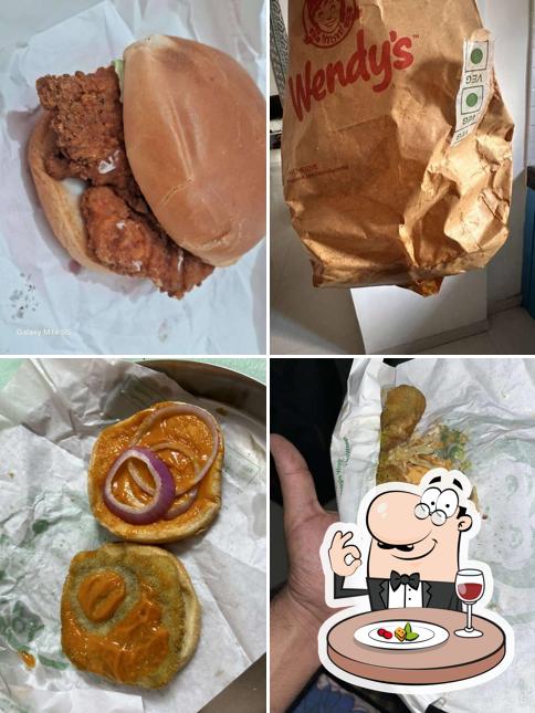 Food at Wendy's Burgers