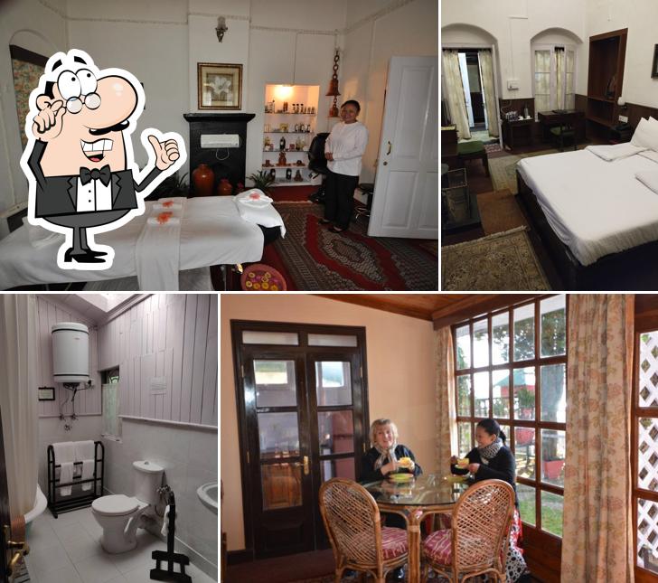 Take a seat at one of the tables at Windamere Hotel - A Colonial Heritage