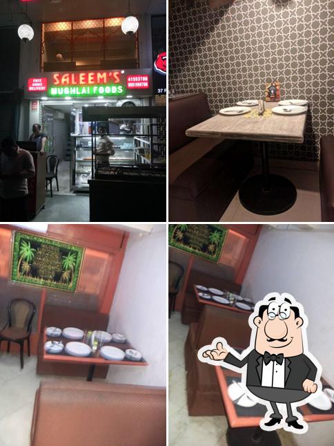 The interior of Saleem's Restaurant