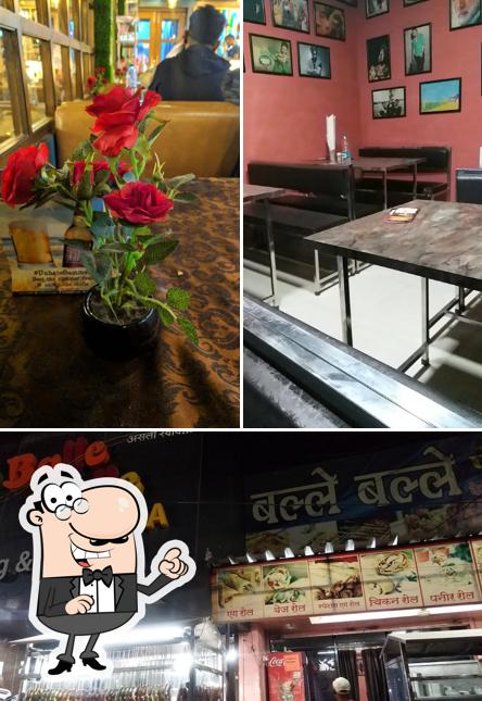 Among different things one can find interior and food at Balle Balle Dhaba