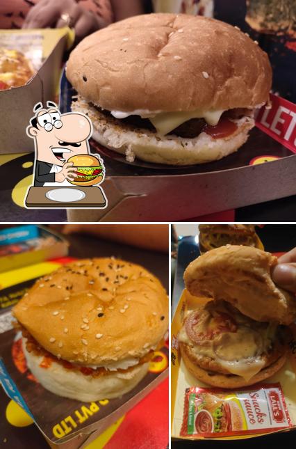 Try out a burger at HFC