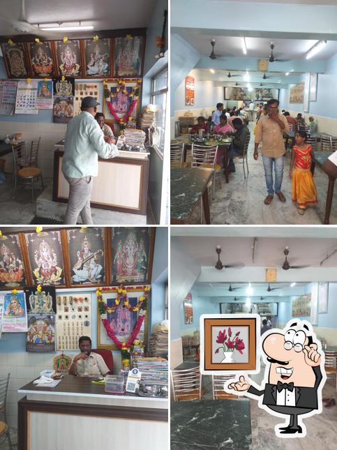 The interior of Hotel Manimegalai