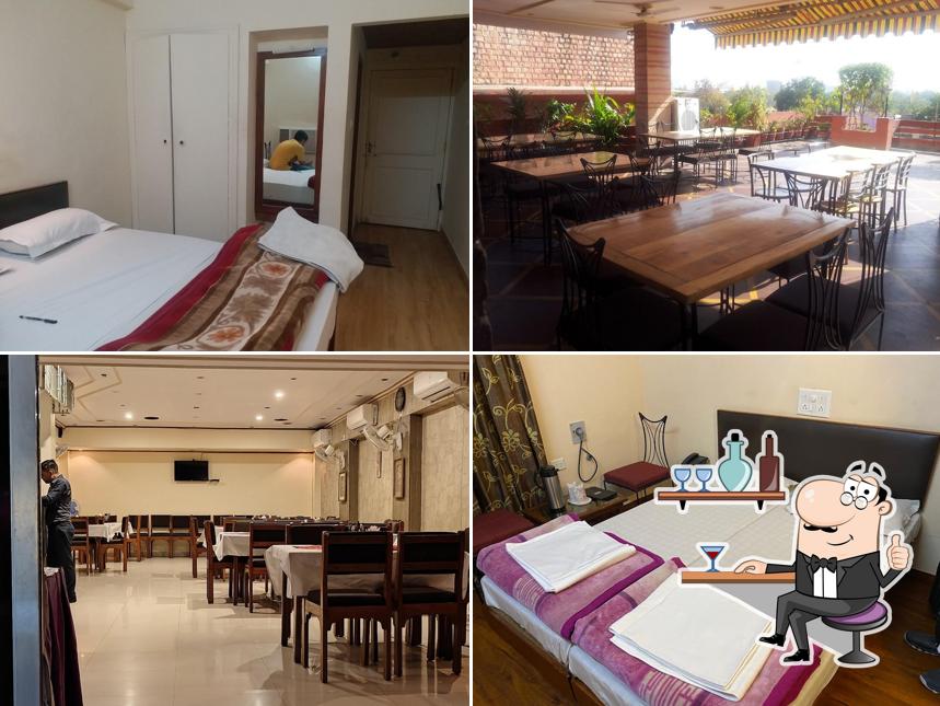 Take a seat at one of the tables at Hotel Sweet Dream
