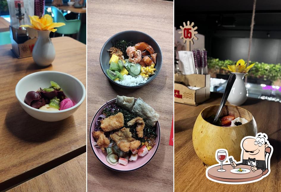 Comida em Life Poke Blumenau