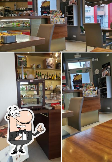 Gli interni di Caffè Bardot