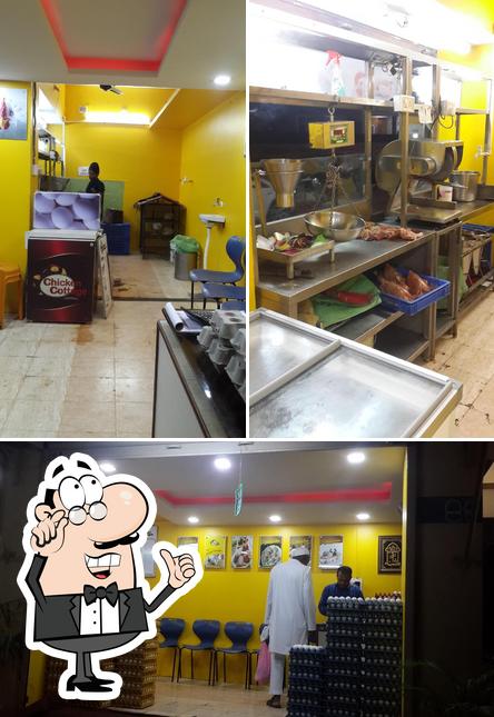 The interior of Chicken Cottage