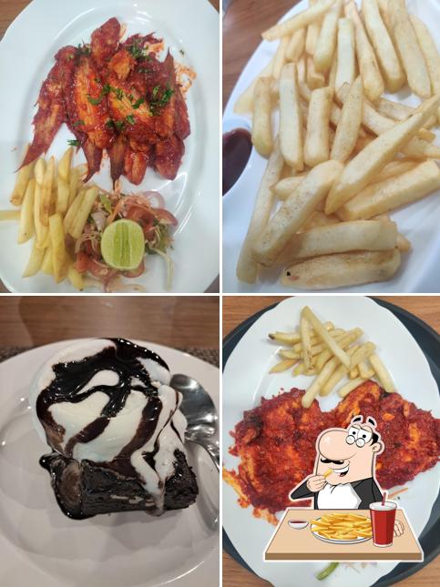 French fries at Michael Corner