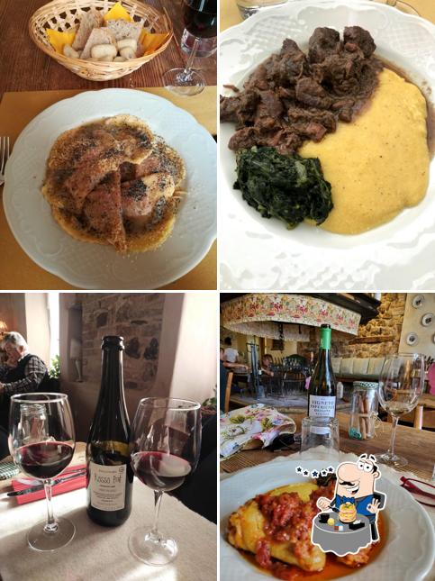 Platti al Osteria La Muda di San Boldo, l'osteria più antica del veneto dal 1470