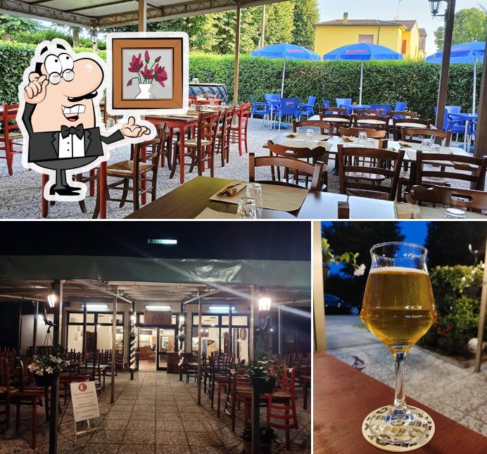 Pi Greco Pub Pizzeria si caratterizza per la interni e esterno