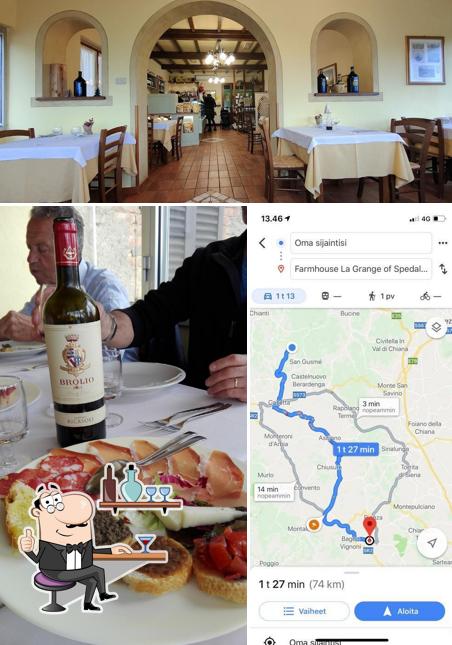 Gli interni di Trattoria il Carlino d'Oro