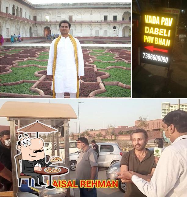 The exterior of Vada Pav Station