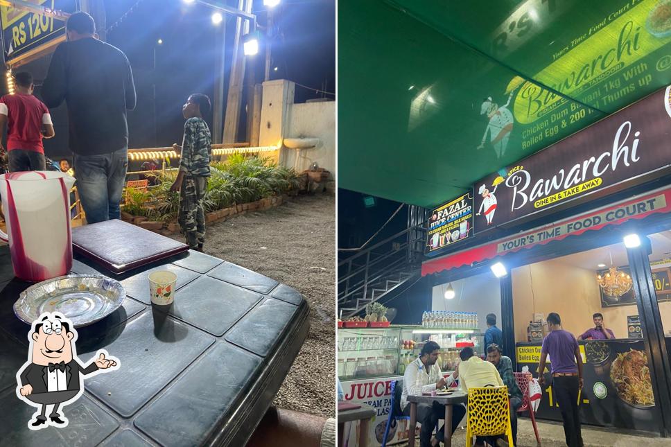 The interior of Yours time food court presents