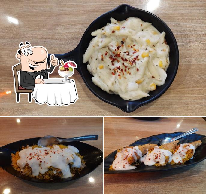 Ambat God Bhel,Chat & More provides a selection of desserts