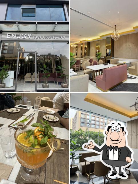 The interior of Enjoy Restaurant