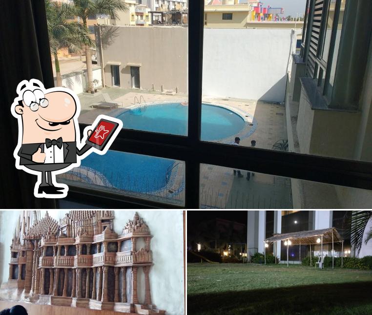 Enjoy the view at the outside area of Lords Inn Somnath