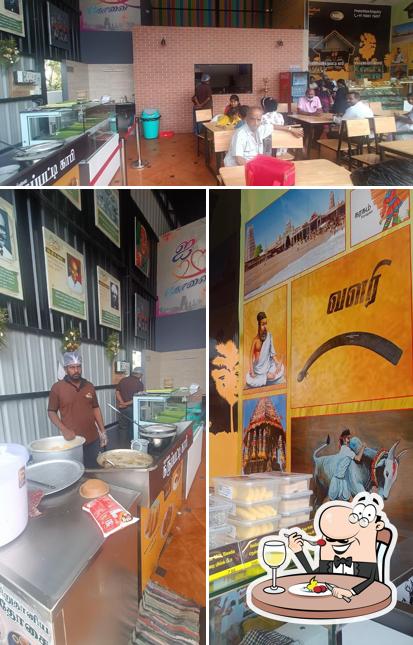Nellai Karupatti Coffee - Gandhipuram is distinguished by food and interior