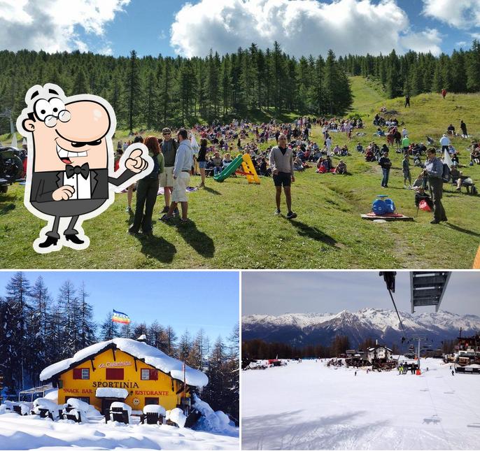 Goditi la vista dagli esterni di La Capannina