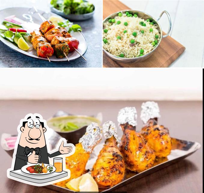 Food at Punjabi Angithi