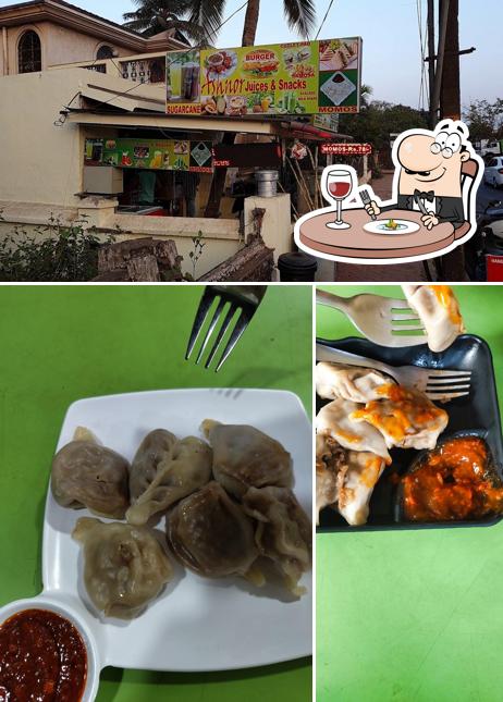 Take a look at the picture showing food and exterior at Ashnor Juices and Snacks