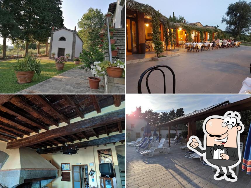 Gli esterni di Villa Grassina Agriturismo