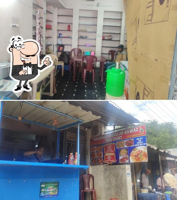 The interior of Mohamad Abdul Nawaz Fast food centre