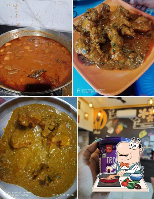 Chicken curry at Moonlit hotel and restaurant