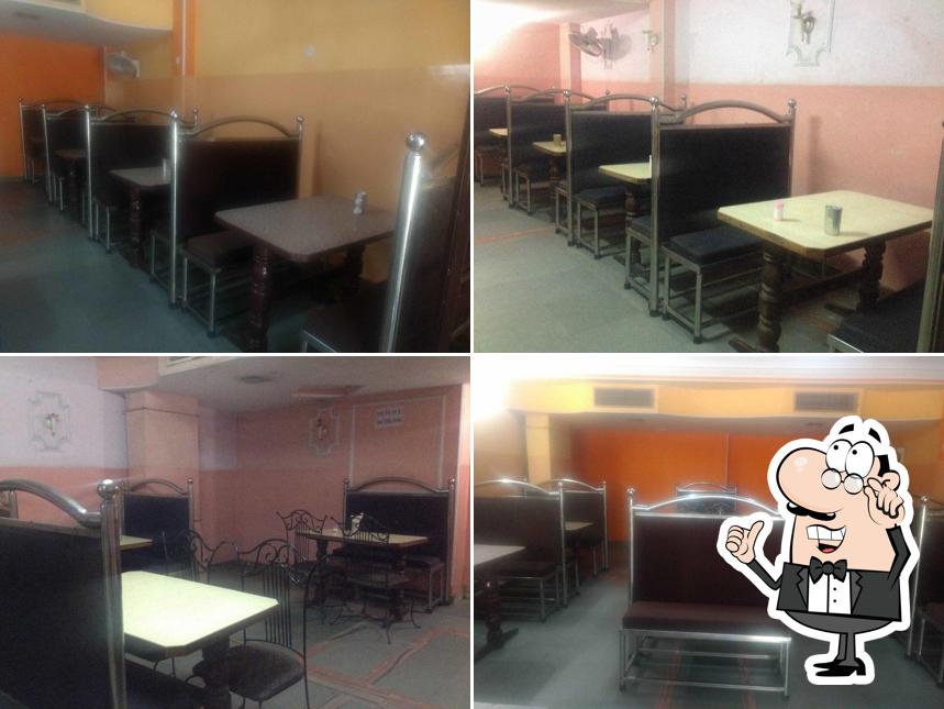 The interior of Rasraj & Sons Restaurant