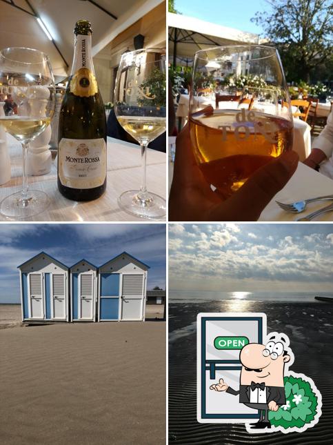 Guarda la foto che mostra la esterno e bevanda di Trattoria de TONI