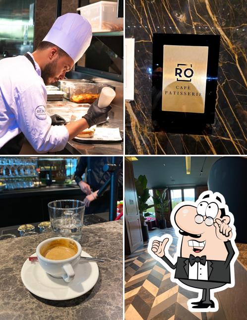 Gli interni di Ro Cafè, Bistrot & Patisserie