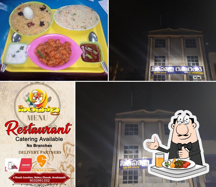 Food at Simhadri Restaurant