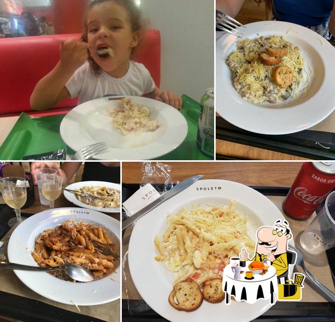 Comida em Restaurante Spoleto