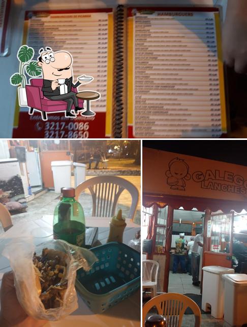 Veja imagens do interior do Galego Lanches