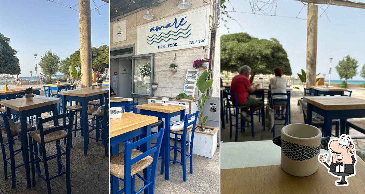 Gli interni di Amarè Fish Food