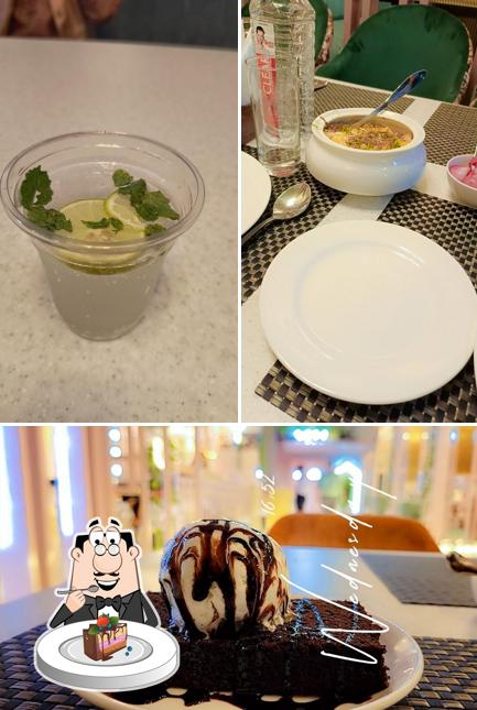 Chocolate cake at Ataria Restaurant and Banquet